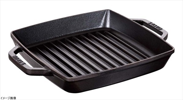 ストウブ グリルパン ピュアグリルスクエア 28cm ブラック 40511-683-0拍卖