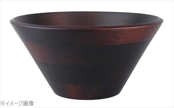 ラバーウッド サラダボール ブラウン 22cm 640538拍卖