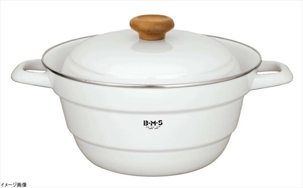 富士ホーロー 万能多機能鍋 27cm (5.4L) スノコ付 ホワイト 「ゆでる・煮る・蒸す・揚げるのオールインワン」 BMP-27FW・W拍卖