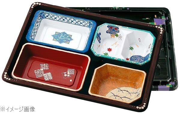 器美の追求 会席膳セット 蓋三彩 T-103A(200入)拍卖