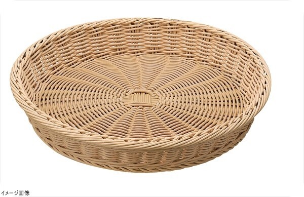 PPベーカリーバスケット 丸型 37型 アイボリー BB-601-IV拍卖
