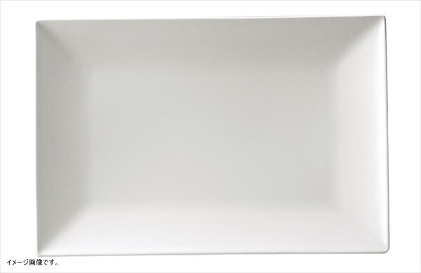 スパッツィオレクタンギュラープレート白 (L)11インチ拍卖