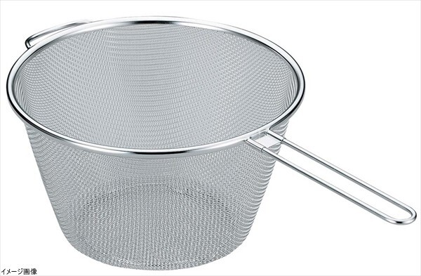 18-8 ラスティア ボイルストレーナー足付(12メッシュ)16cm L-0837拍卖