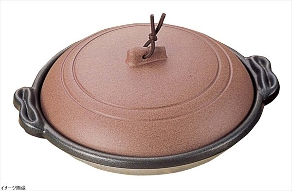 MIN(マイン ) アルミ庵陶板鍋素焼き茶 16cm 浅型 M10-463拍卖