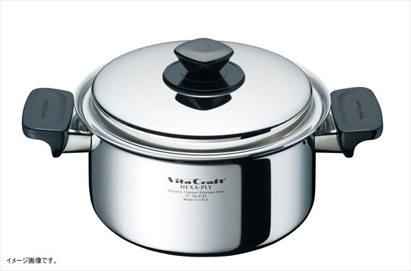 ビタクラフト 両手 鍋 ヘキサプライ 7.5L 6129拍卖