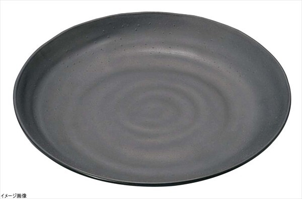 MIN(マイン ) メラミンウェア 黒 丸皿φ15 M11-127拍卖