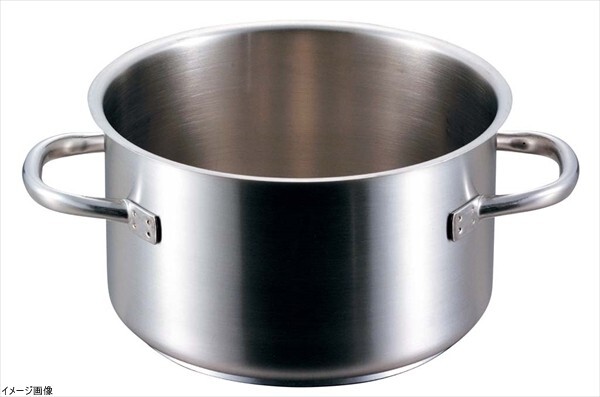 PADERNO(パデルノ) ステンレス 半寸胴鍋 (蓋無) 45cm 1007-45拍卖
