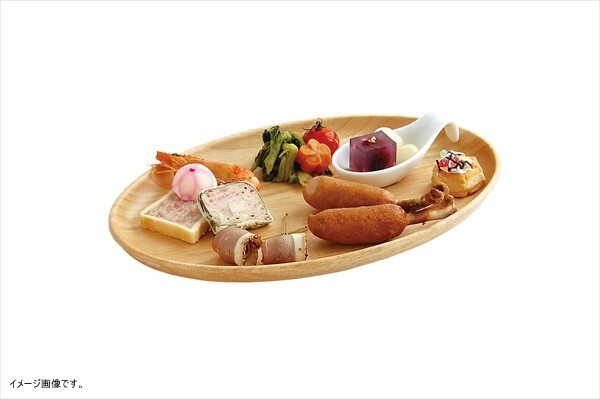 ヤマコー 木製カフェトレイ オーバル ナチュラル 15379拍卖