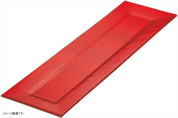 AXUM POLKA レクタンギュラープラター (L) RD PO4611(RD)拍卖