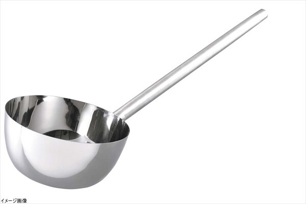 18-8 長柄付ひしゃく三角グリップ 21cm(2.82L)柄長1m拍卖