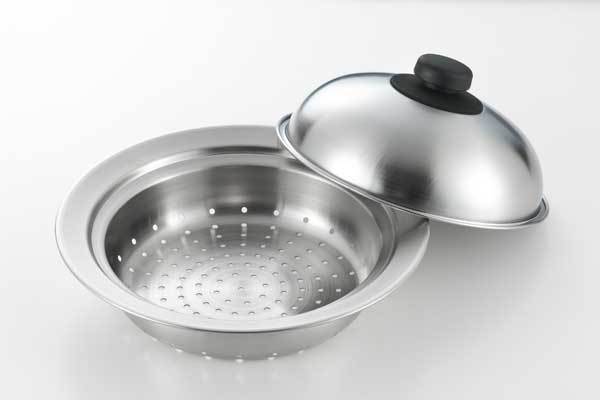 ヨシカワ yoshikawa 美味彩菜 お鍋にのせて使う蒸しプレート18~20cm(フタ付) SJ2630拍卖