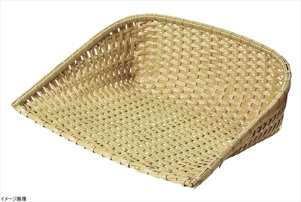 ざる トレー 箕 ミニ 野菜 収穫用 干し野菜 食洗機対応 樹脂 ナチュラル 約30×30×12cm 91-047A拍卖