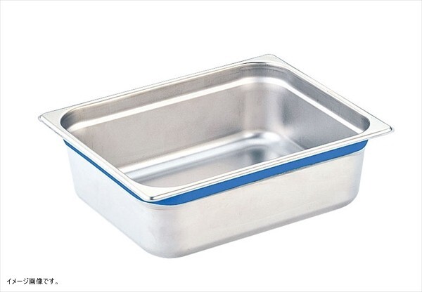 DO-EN(ドーエン) 18-8 カラーラインGNパン1/4 100mm ブルー AGS2554拍卖