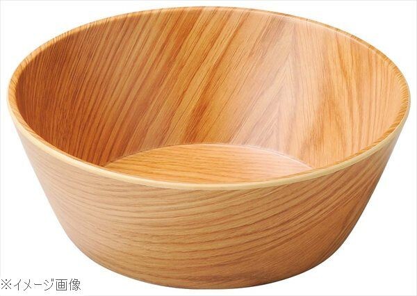 メラミン 耐熱 サークルボール ナチュラルウッド L 1202594拍卖