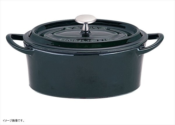 BONNE BONHEUR(ボン・ボネール) ココットオーバル 14cm マジョリカグリーン ABVB903拍卖