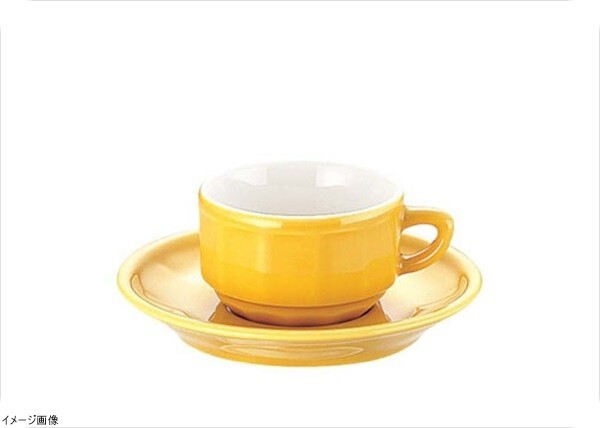 フローラ モカカップ&ソーサー(6客入) PTFL M FL イエロー拍卖