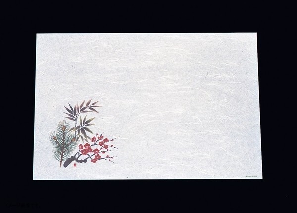 尺三 懐石まっと 抗菌遠赤和紙(100枚入)松竹梅 WS-7拍卖