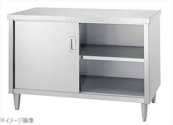 キャビネット作業台 E型(片面ステンレス戸)E-9075拍卖