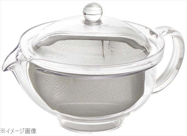 クリアティーポット 280ml ステンレスメッシュ TW-3721拍卖