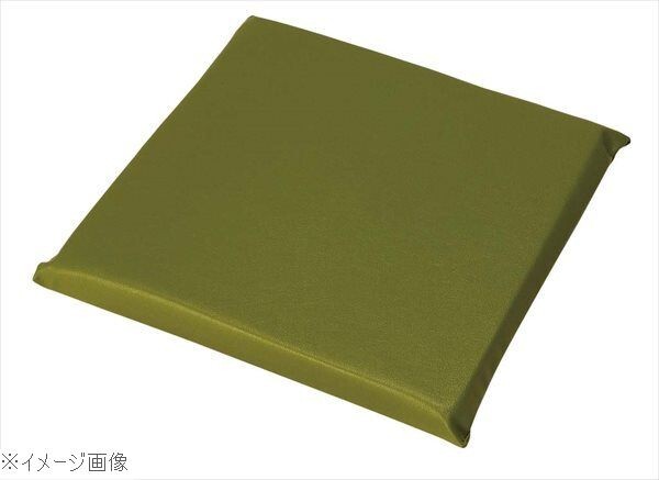 レザー 座布団カバー丈 無地 AAU0004 中 うぐいす拍卖