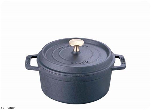 ストウブ ピコ・ココット ラウンド 34cm 黒 40510-307拍卖
