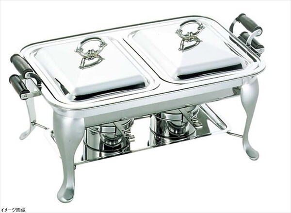 SW18-8木柄角チェーフィングデッシュダブル 25インチ拍卖