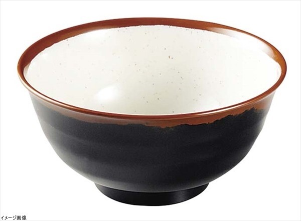 ENTEC 長次郎窯 羽反り丼 大 内白マーブル AN60W拍卖