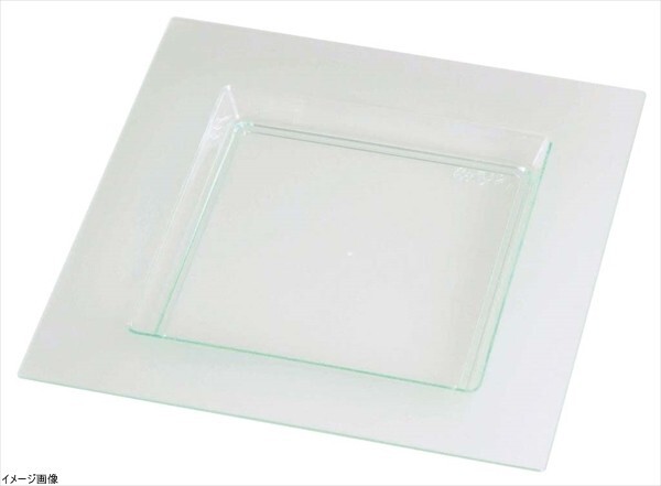 ソリア ディアマンテプレート クリアグリーン PS30410(25入)112.5×112.5拍卖