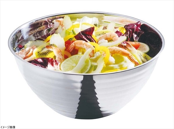 YUKIWA(ユキワ) ステンレスサラダボール/ライン(シングル) 20cm PSLL604拍卖