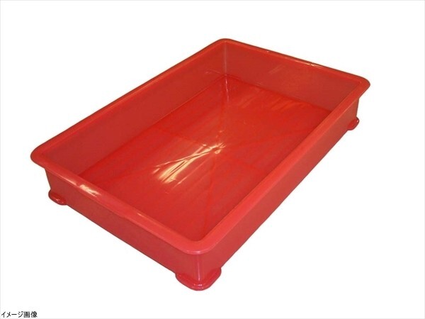 EBM PP半透明カラー番重 A型 小 レッド(サンコー製)拍卖