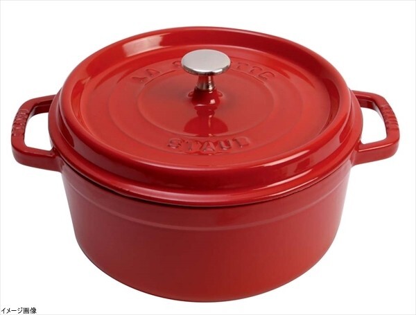 ストウブ staub ココットラウンド 28cm チェリー 40509-852拍卖