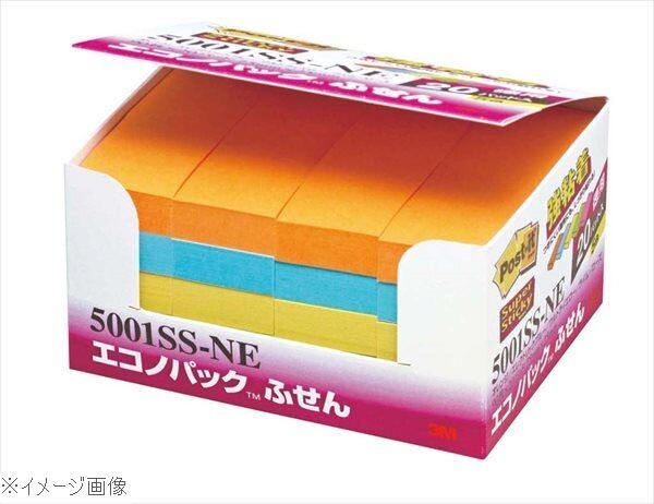 3M ポストイットエコノパック(20パッド入)5001SS-NE拍卖
