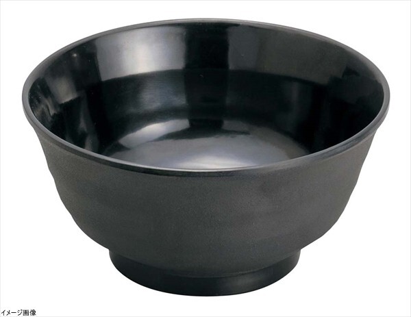 MIN(マイン ) メラミンウェア 黒 どんぶり大 M11-142拍卖