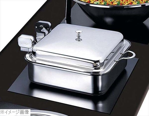 ハイパーラックス 角型電磁サーバー ステンレス蓋タイプ(ノーマルヒンジ)32cm 647拍卖