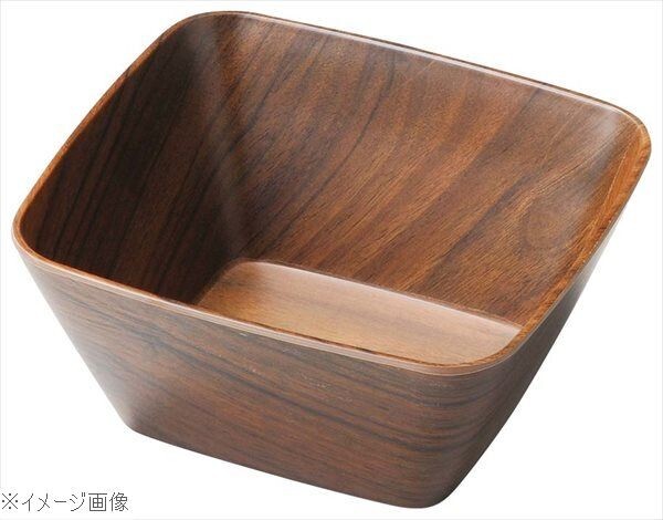 メラミン 耐熱 レクタングルボール ダークウッド S 1202611拍卖