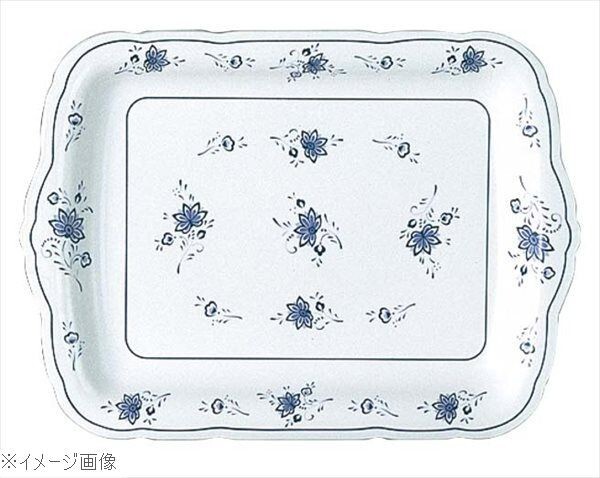 メラミン ビューティーフラワー 角皿 16.8インチ BF-26拍卖