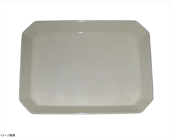 メラミン ロイヤルバット 340×250 アイボリー T-10拍卖