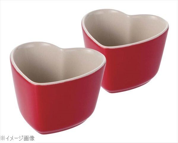 ストウブ セラミック エクストラミニ ハート ラムカン(2個入)チェリー 40511-107拍卖