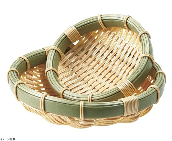 ざる 身竹 丸 深 60号 干し野菜 干物 食洗機対応 樹脂 約φ60×15cm 91-058H拍卖