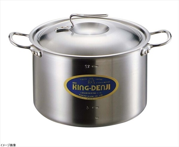 中尾アルミ製作所 ニューキングデンジ 半寸胴鍋 18cm メジャー付 ND-2拍卖