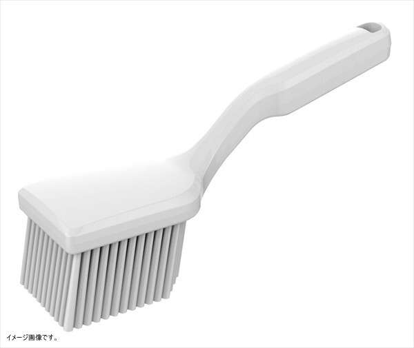 脱毛防止 ショートハンドルブラシ ハード 124334 ホワイト <KTLM105>拍卖