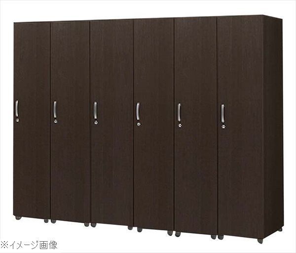 木製フリージョイントロッカー 1段 ブラウン FJLS-BR拍卖