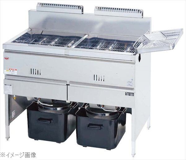 マルゼン ガスフライヤー 二槽式 MGF-13WK 13A拍卖