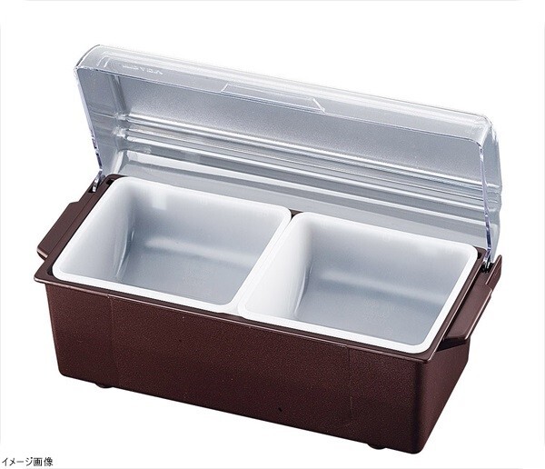 コンジメントディスペンサー ワイド 4740 2ヶ入 ブラウン拍卖