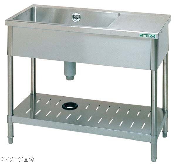 18-0(ステンレス) 台付一槽シンク(バックガード無)TX-1SB-945NB 左付拍卖