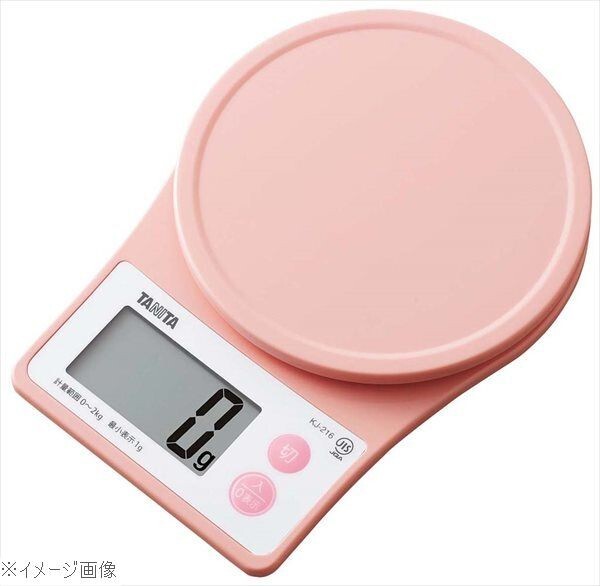 タニタ デジタルクッキングスケール 2kg KJ-216PK拍卖