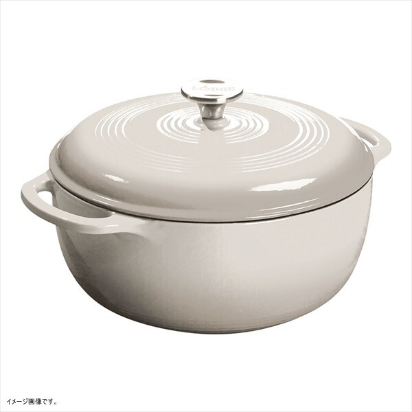 Lodge Company EC6D05 Enameled Cast Iron Dutch Oven Gray 6 quart by Lodge拍卖