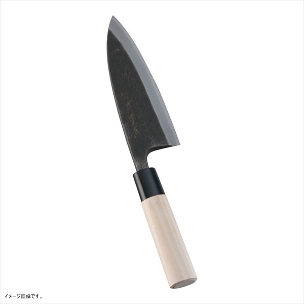 C-1115 堺菊守 別打 黒出刃 150mm(PC柄) 0904k拍卖