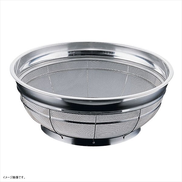 BK 18-8 浅型ザル 普通目 40cm 11メッシュ拍卖