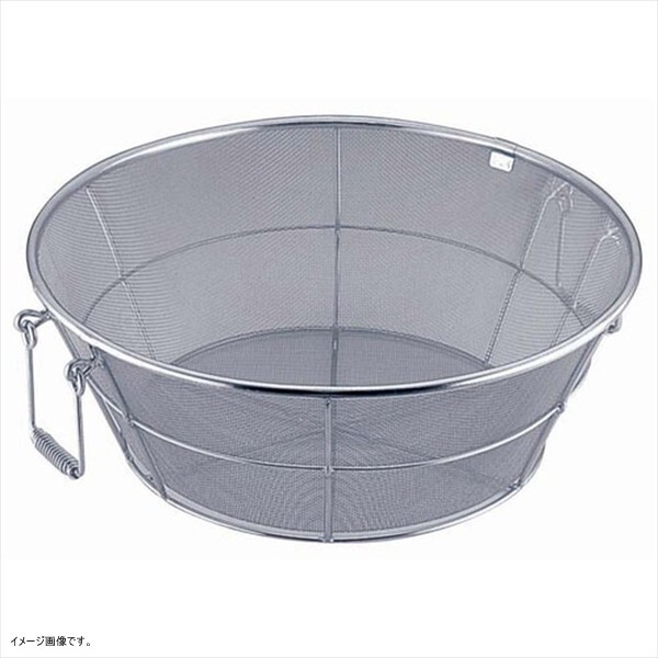 BK 18-8 手付 揚ザル 細目(11メッシュ)48cm拍卖